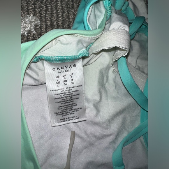 Canvas Teen One Piece Bathing suit - Picture 4 of 4